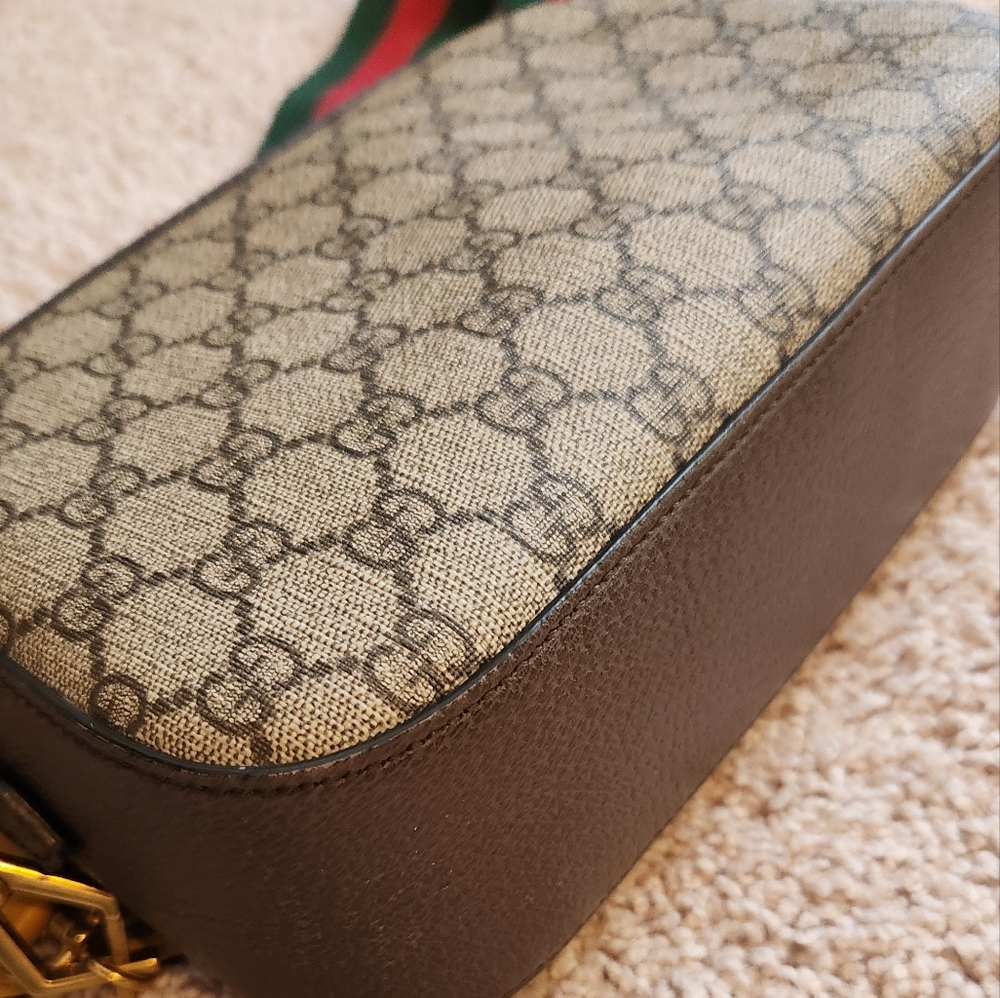 Gucci Supreme Monogram Web Neo Vintage Shoulder Bag Beige - Picture 8 of 8
